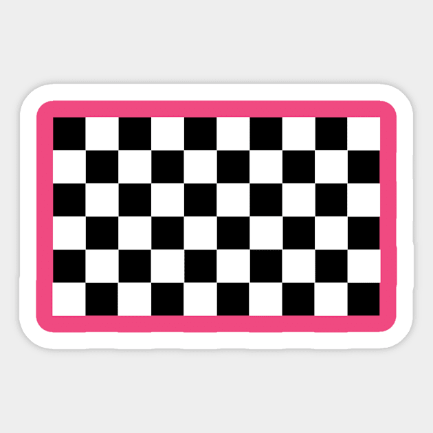 Checker Board Sticker by sweetsixty